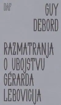 Naslovnica: Razmatranja o ubojstvu Gerarda Lebovicija