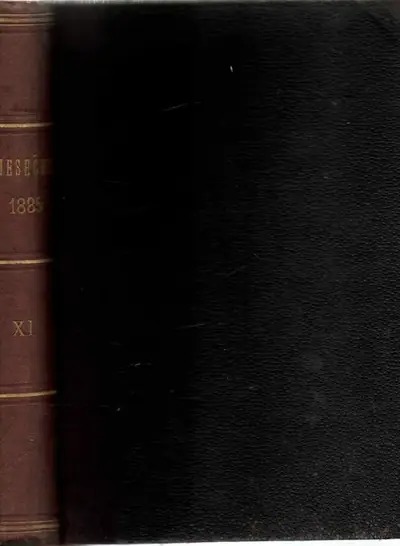 Naslovnica: Mjesečnik Pravničkoga družtva u Zagrebu, godina XI, 1885
