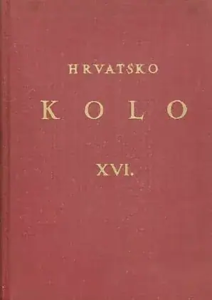 Naslovnica: Hrvatsko kolo, knjiga XVI