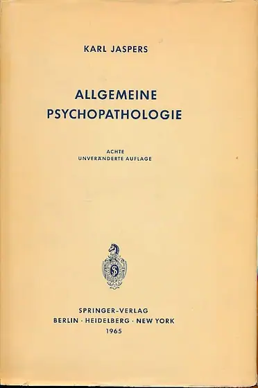 Naslovnica: Allgemeine Psychopatologie