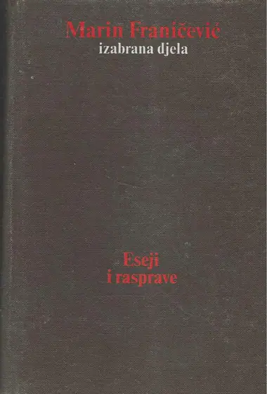 Naslovnica: Eseji i rasprave