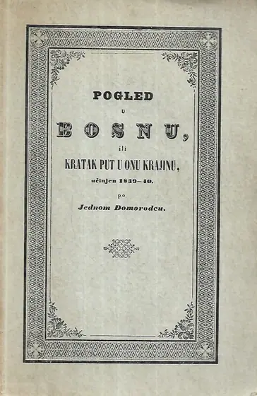 Naslovnica: Pogled u Bosnu