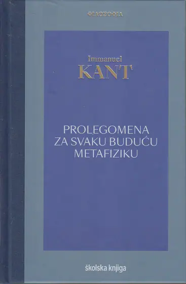 Naslovnica: Prolegomena za svaku buduću metafiziku