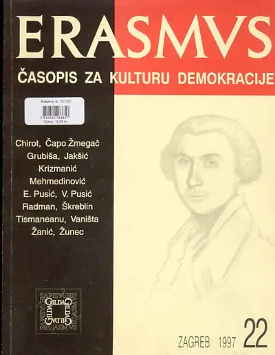 Naslovnica: Erasmus, br. 22/1997