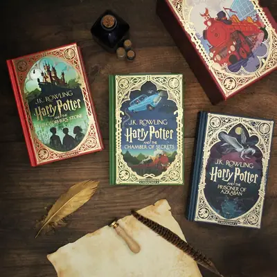 Naslovnica: Harry Potter 1-3 Box Set: MinaLima Edition