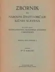 Naslovnica: Zbornik za narodni život i običaje južnih Slavena XXXI/2/1938