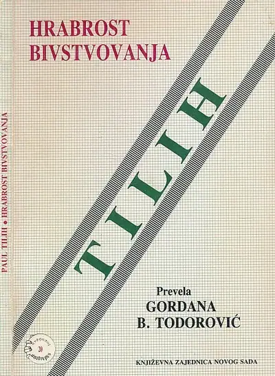 Naslovnica: Hrabrost bivstvovanja