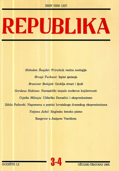 Naslovnica: Republika 3-4/1995