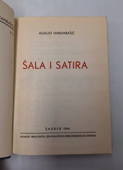 Naslovnica: Šala i satira
