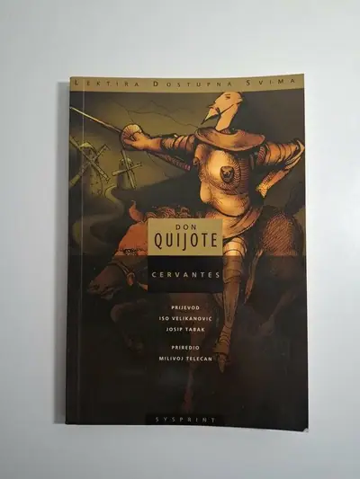 Naslovnica: Miguel de Cervantes Saavedra , Lektira dostupna svima , Sysprint
