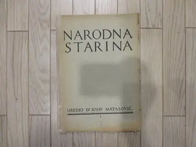 Naslovnica: Narodna starina 03/1922