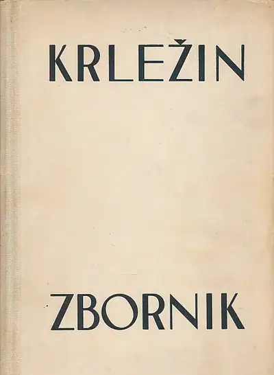 Naslovnica: Krležin zbornik