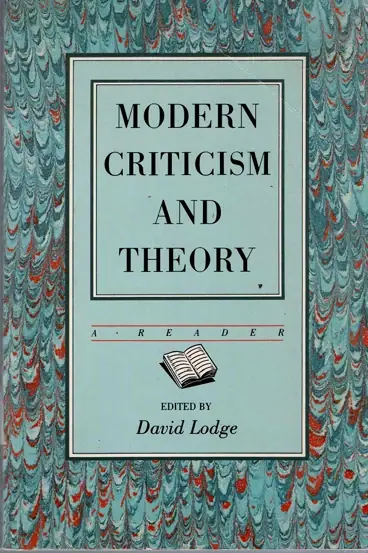 Naslovnica: Modern Criticism and Theory