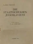 Naslovnica: Die staatsschulden Jugoslaviens
