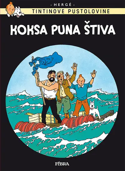 Naslovnica: TINTIN - Koksa puna štiva