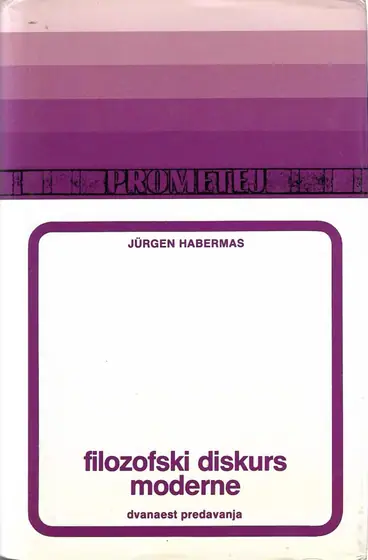 Naslovnica: Filozofski diskurs moderne, dvanaest predavanja