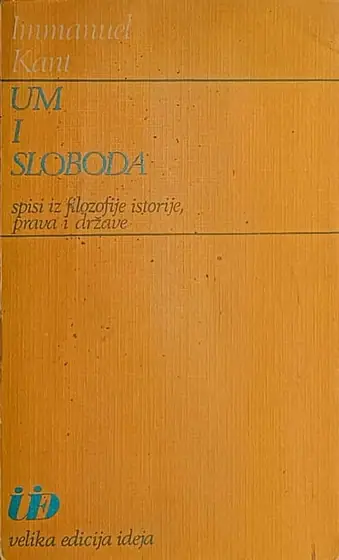Naslovnica: Um i sloboda