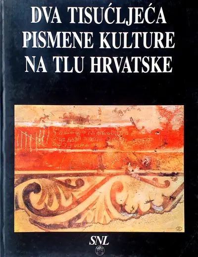 Naslovnica: Dva tisućljeća pismene kulture na tlu Hrvatske