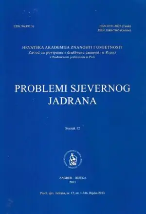 Naslovnica: Problemi sjevernog Jadrana – svezak 12