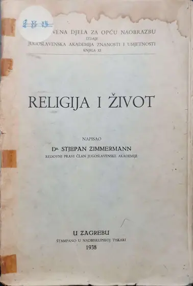 Naslovnica: Religija i život