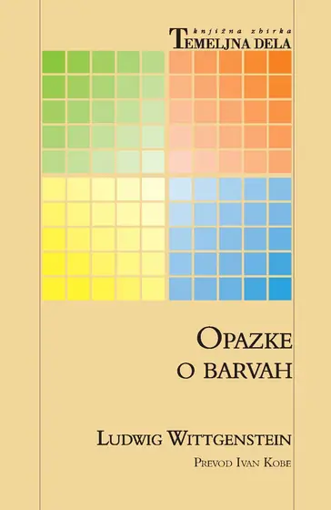 Naslovnica: Opazke o barvah