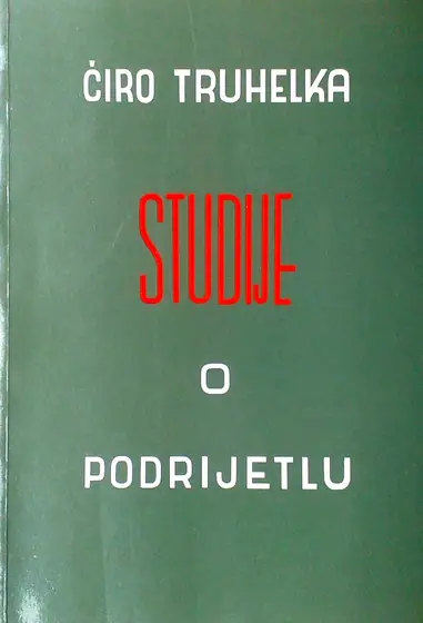 Naslovnica: Studije o podrijetlu