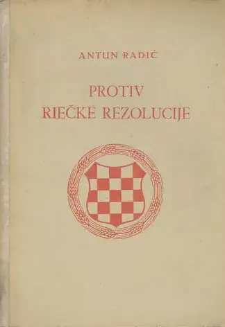 Naslovnica: Protiv Riečke rezolocije