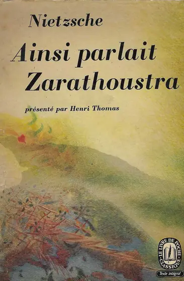 Naslovnica: Ainsi parlait Zarathoustra