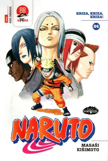 Naslovnica: NARUTO 24- Kriza, kriza, kriza!
