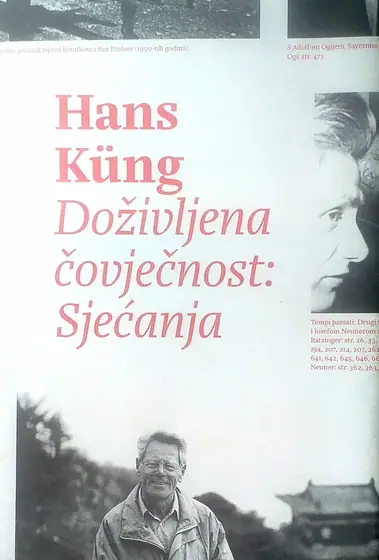 Naslovnica: Doživljena čovječnost: Sjećanja (t.u.)