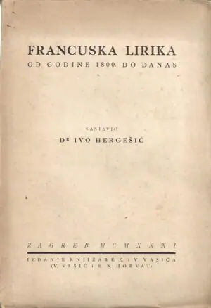 Naslovnica: Francuska lirika – Od godine 1800. do danas