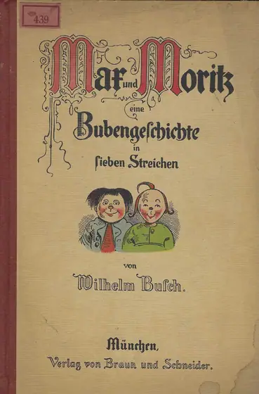 Naslovnica: Max und Moritz