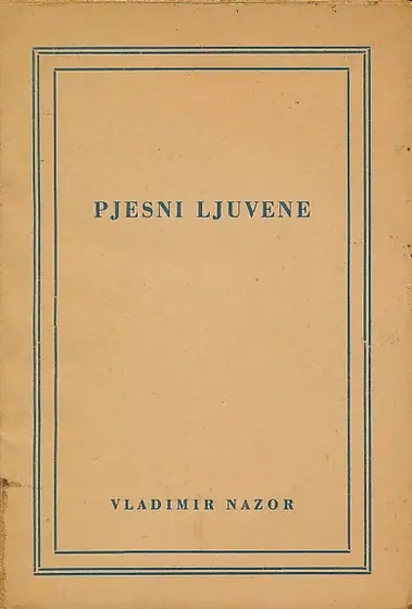 Naslovnica: Pjesni ljuvene