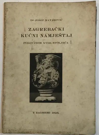 Naslovnica: Zagrebački Namještaj Polovinom XVIII. Stoljeća