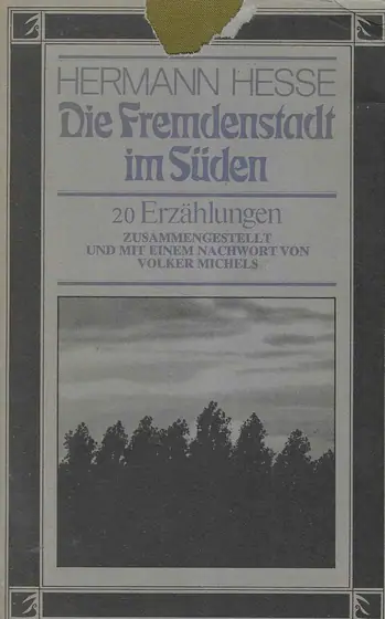 Naslovnica: Die Fremdenstadt im Süden