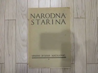 Naslovnica: Narodna starina 16/1930