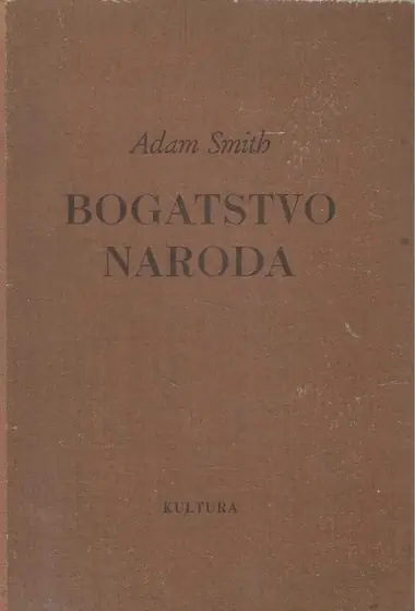 Naslovnica: Bogatstvo naroda 1