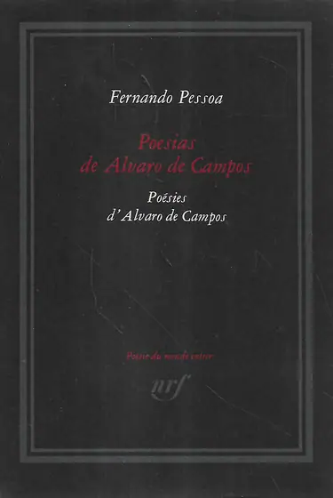 Naslovnica: Poesias de Alvaro de Campos