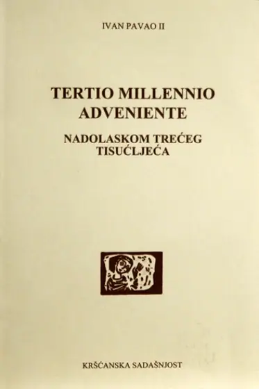Naslovnica: Tertio millennio adveniente. Nadolaskom trećeg tisućljeća (D-101)