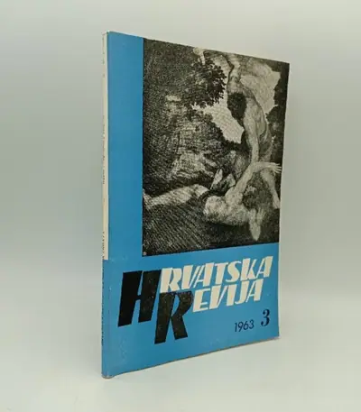 Naslovnica: Hrvatska revija, vol.3 (51)/1963.