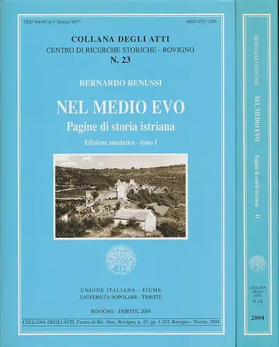 Naslovnica: Nel Medio Evo. Pagine di storia istriana 1-2