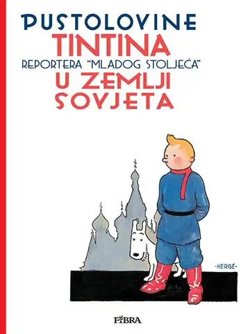 Naslovnica: Tintinove pustolovine - Tintin u zemlji Sovjeta