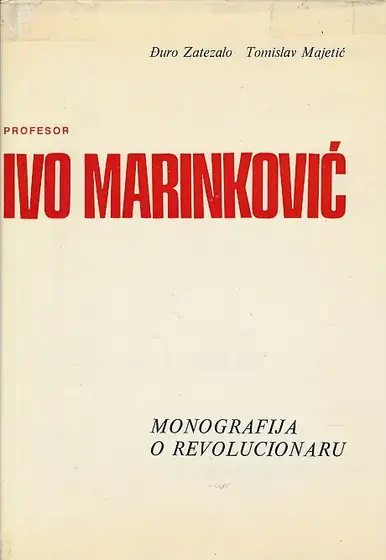 Naslovnica: Profesor Ivo Marinković