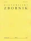 Naslovnica: Historijski zbornik LXX/1/2017