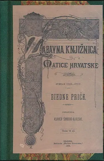 Naslovnica: Biedne priče