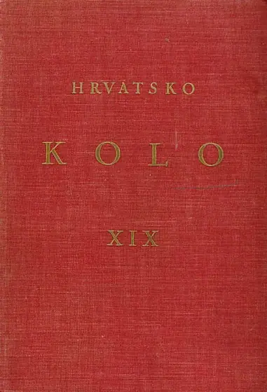 Naslovnica: Hrvatsko kolo, knjiga IX/1928