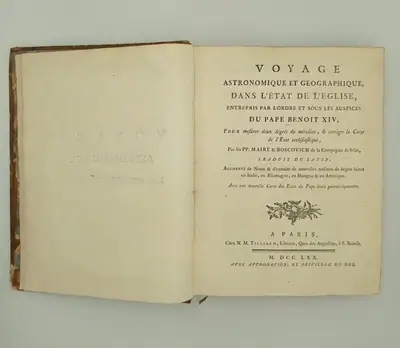 Naslovnica: Voyage astronomique et geographique dans l’Etat de l’eglise