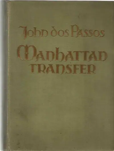 Naslovnica: Manhattan transfer- Roman jednoga grada