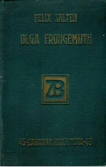 Naslovnica: Olga Frohgemuth