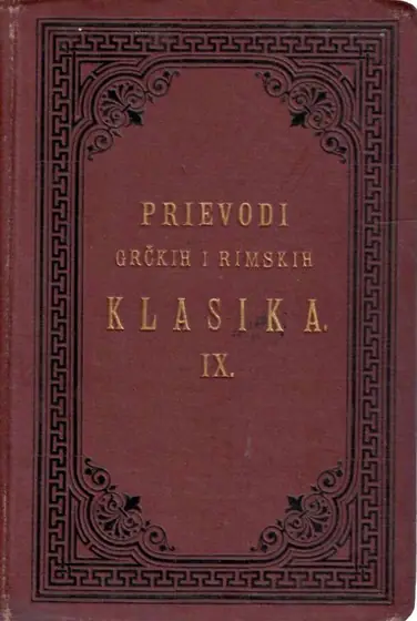 Naslovnica: Prievodi grčkih i rimskih klasika IX: Plutarhovi izabrani životopisi I